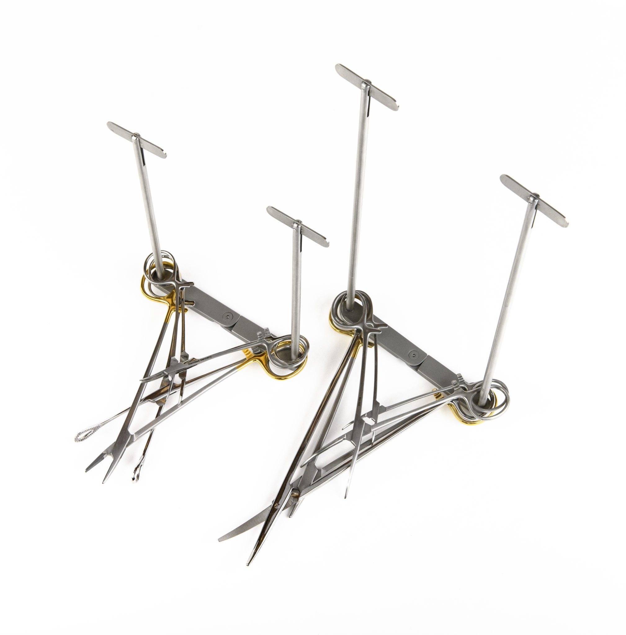 UPSTANDING ADJUSTABLE SURGICAL INSTRUMENT STRINGERS Artisan Medical