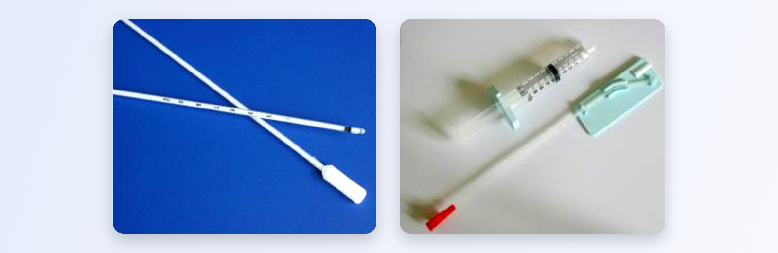Endometrial samplers: SureFlex curette and suction curelle with syringe