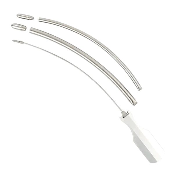 Slight-curve vascular tunneler kit, 6 mm and 8 mm × 25 cm